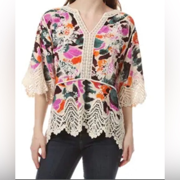 Democracy Top floral, summer, spring! New - Picture 2 of 9